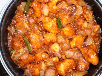 cooked chili chicken picture